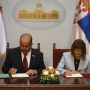12 October 2019 The signing of the Memorandum of Cooperation between the parliaments of Serbia and Algeria